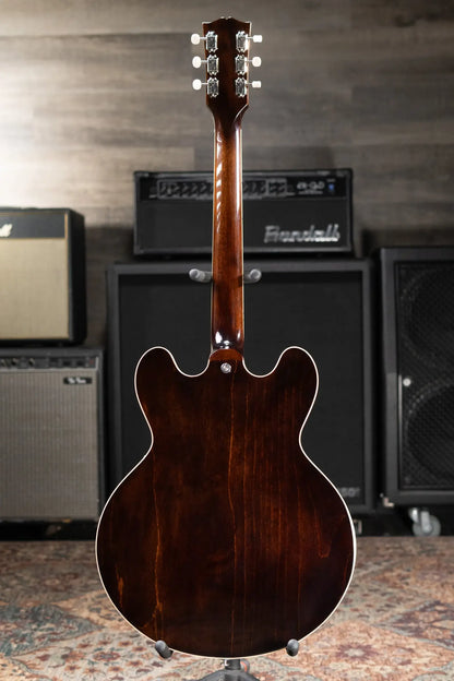 Gibson ES-330 Hollow Body Electric Guitar - Tobacco Burst with Hardshell Case