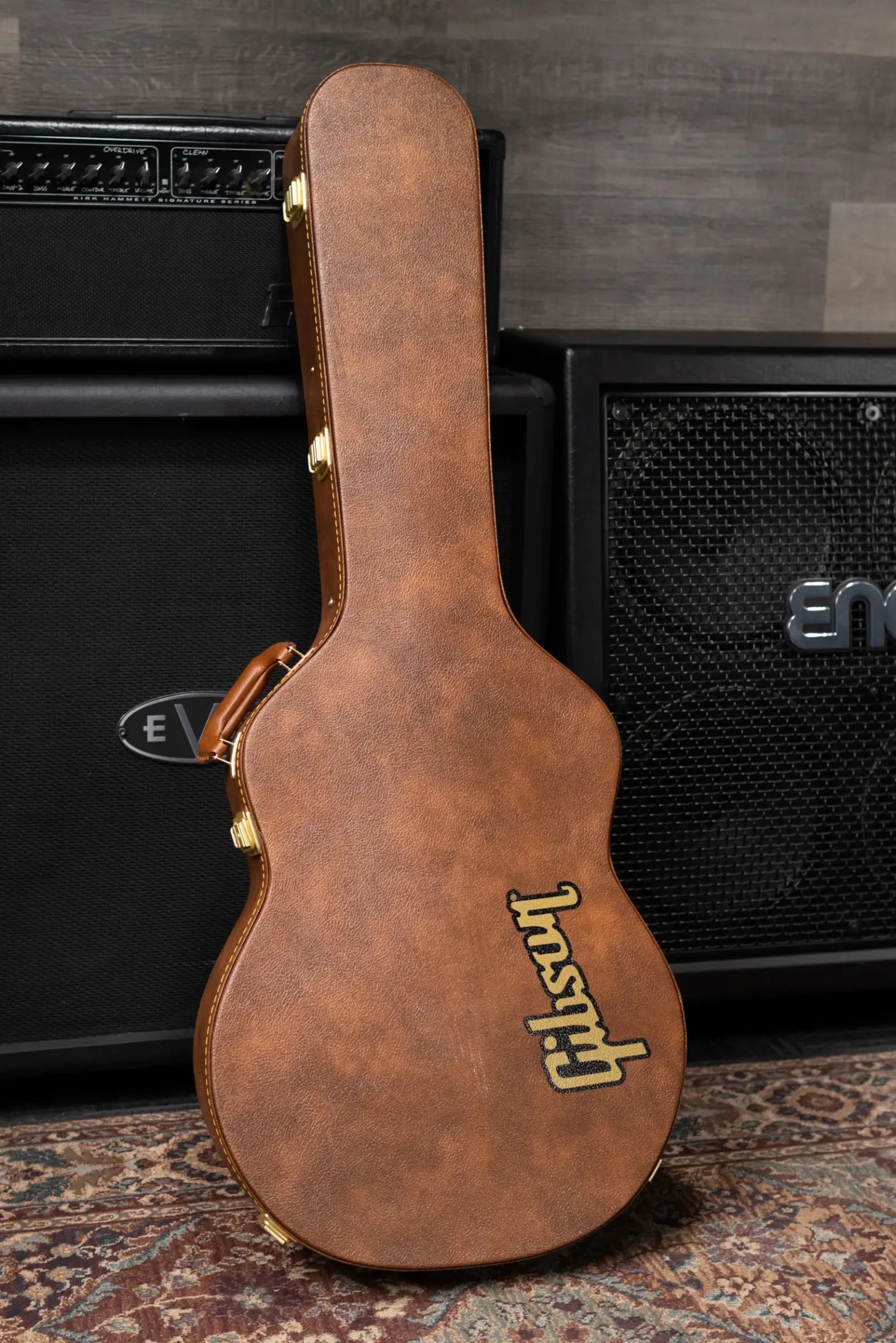 Gibson ES-330 Hollow Body Electric Guitar - Tobacco Burst with Hardshell Case