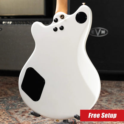 EVH SA-126 Special Semi-hollow Electric Guitar - Platinum Pearl Metallic with Hardshell Case