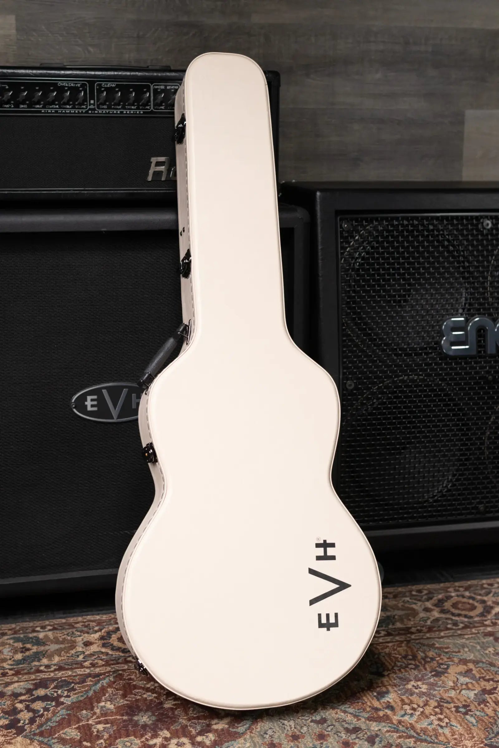 EVH SA-126 Special Semi-hollow Electric Guitar - Platinum Pearl Metallic with Hardshell Case