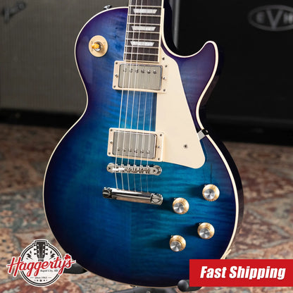 Gibson Les Paul Standard 60s Figured Top Electric Guitar - Blueberry Burst with Hardshell Case