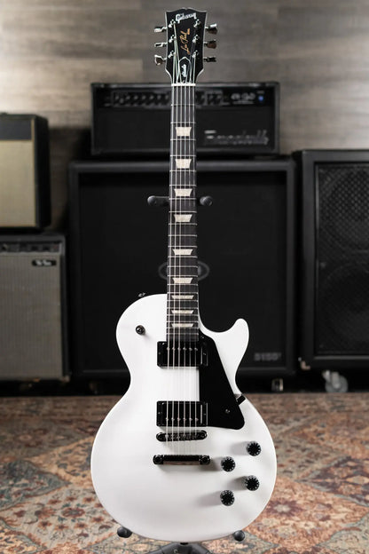 Gibson Les Paul Studio Modern Electric Guitar - Worn White with Gig Bag