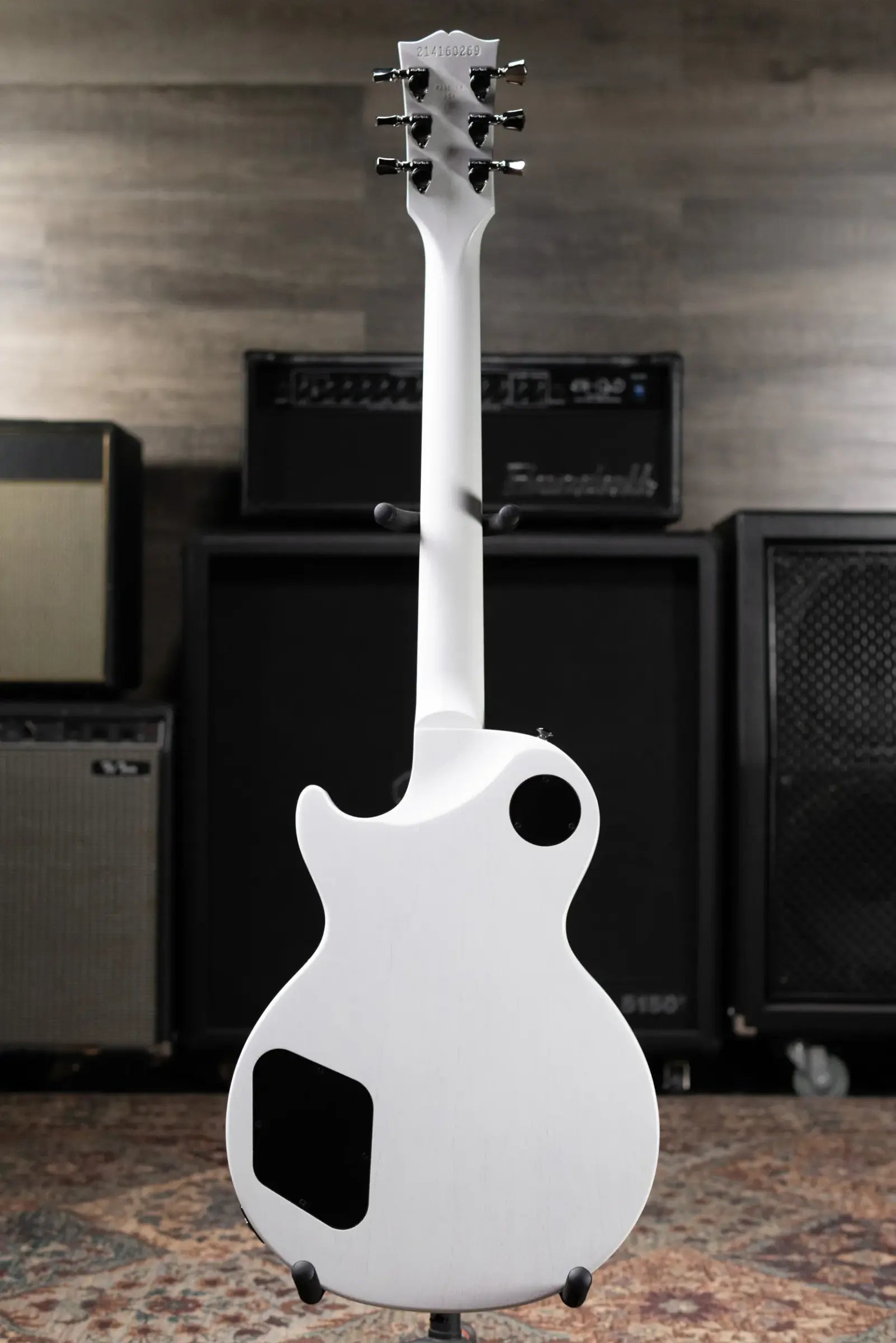 Gibson Les Paul Studio Modern Electric Guitar - Worn White with Gig Bag
