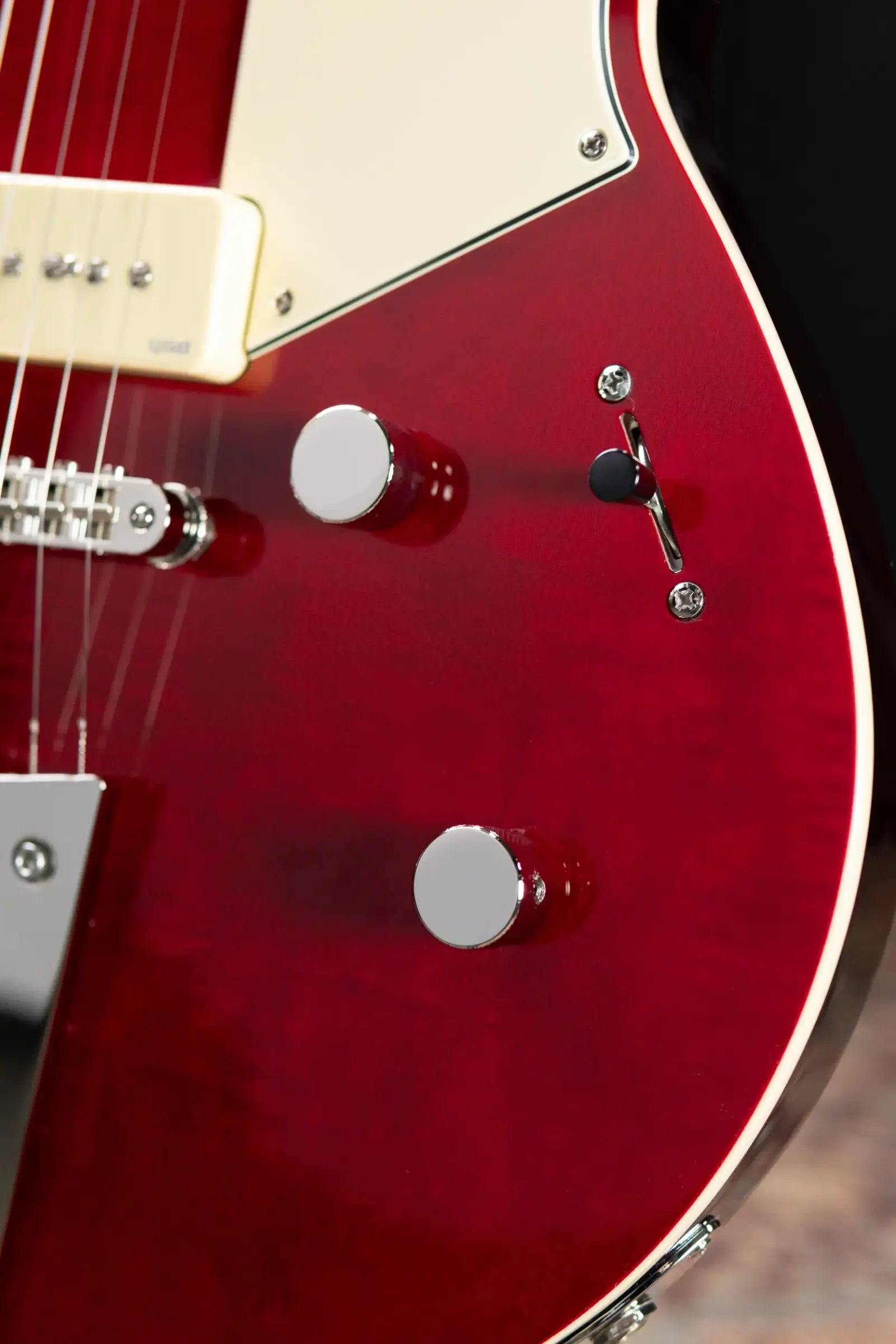 Yamaha Revstar RSS02T P-90 Electric Guitar - Fired Red with Gig Bag