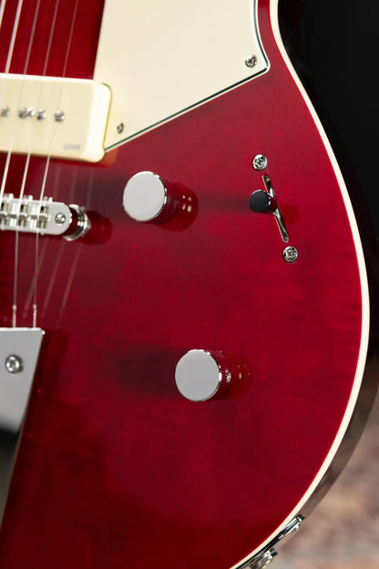 Yamaha Revstar RSS02T P-90 Electric Guitar - Fired Red with Gig Bag