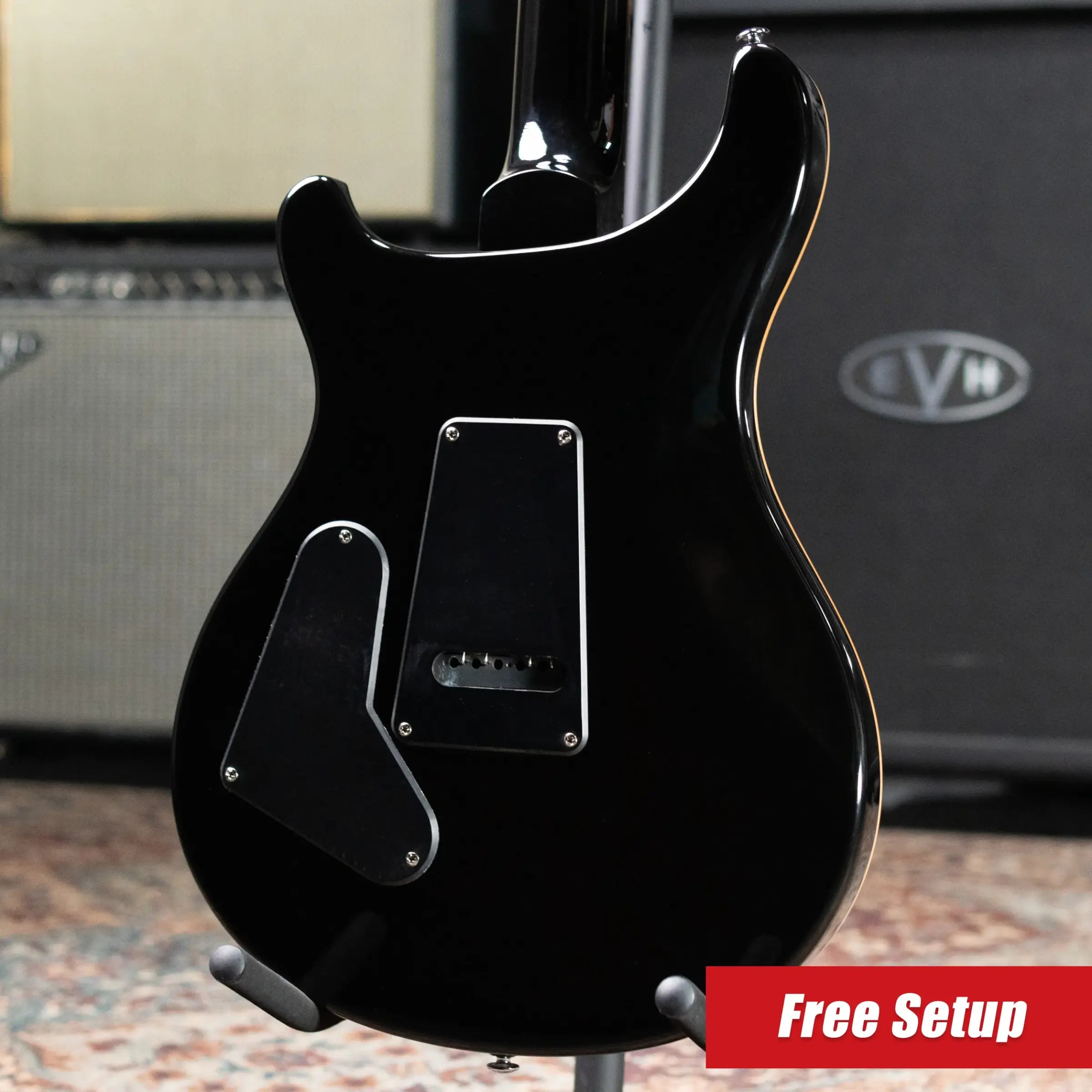 PRS SE Custom 24 Electric Guitar - Black Gold with Gig Bag - Used