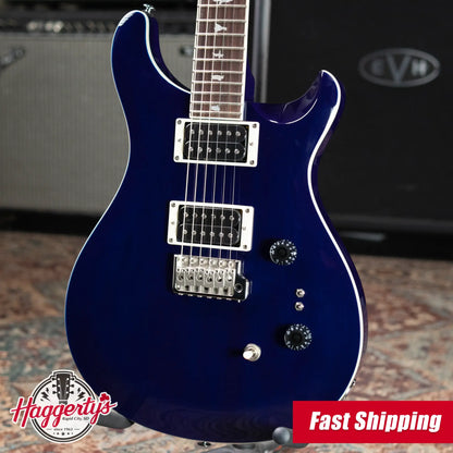 PRS SE Standard 24-08 Electric Guitar - Translucent Blue with Gig Bag - Used