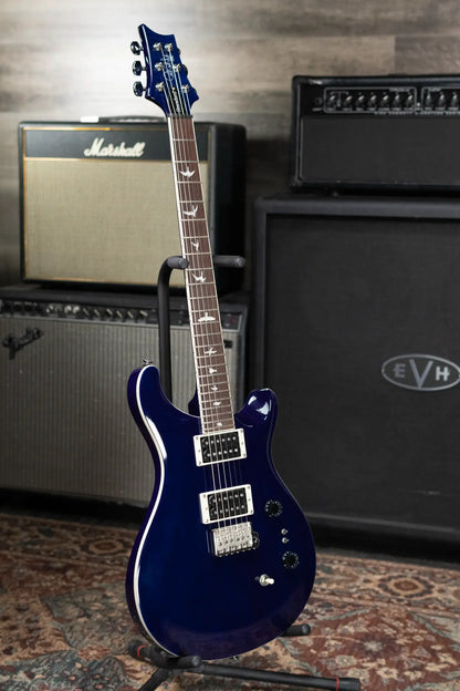 PRS SE Standard 24-08 Electric Guitar - Translucent Blue with Gig Bag - Used