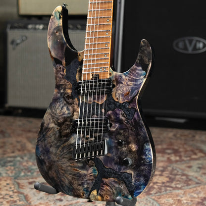 Legator X7F Ninja Bolt-On 7-String Multi-Scale Electric Guitar - Coral with Gig Bag