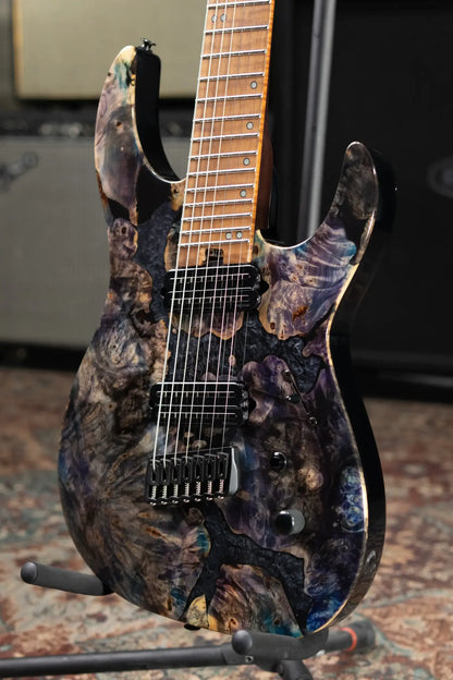 Legator X7F Ninja Bolt-On 7-String Multi-Scale Electric Guitar - Coral with Gig Bag
