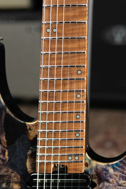 Legator X7F Ninja Bolt-On 7-String Multi-Scale Electric Guitar - Coral with Gig Bag