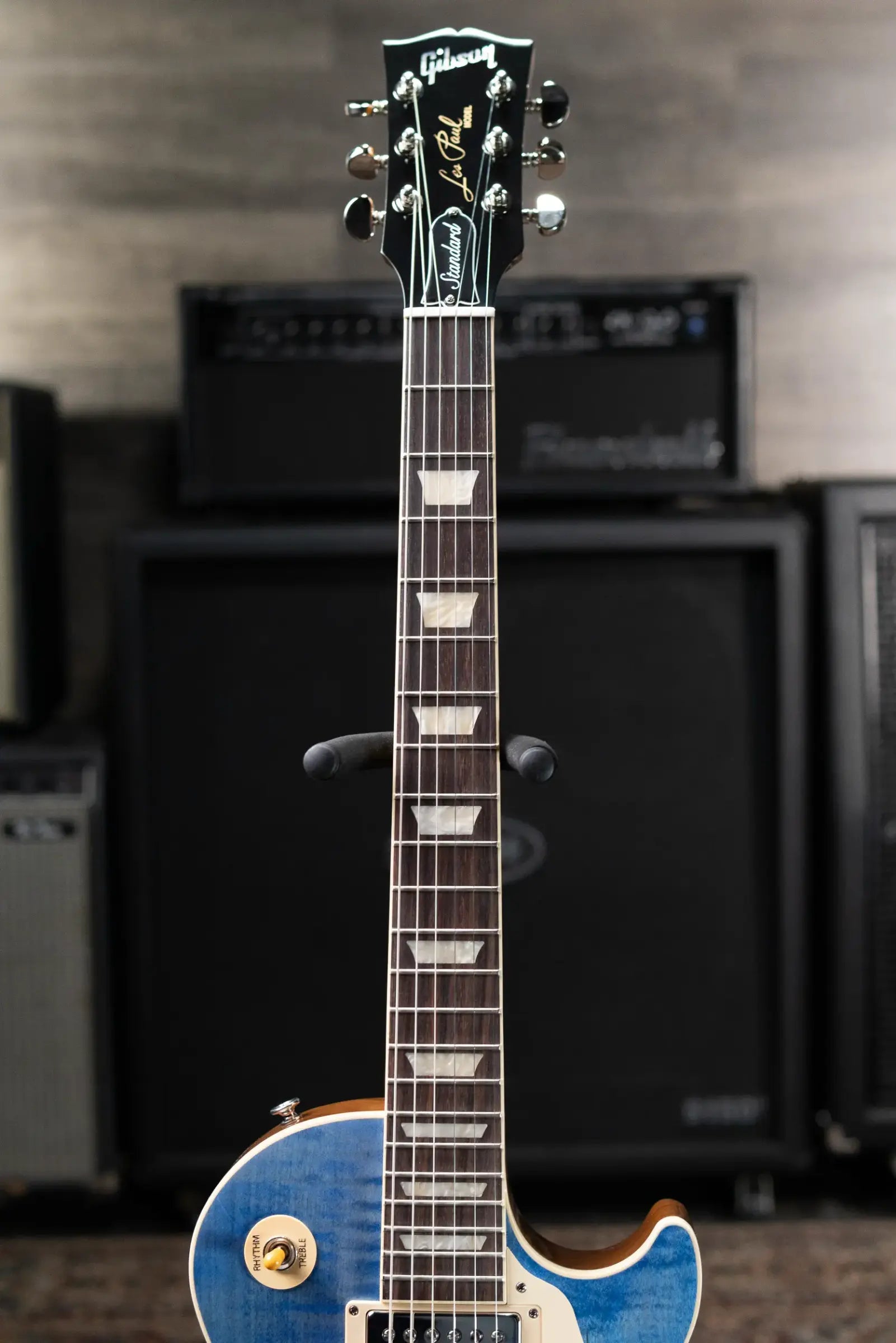 Gibson Les Paul Standard '60s Figured Top Electric Guitar - Ocean Blue with Hardshell Case