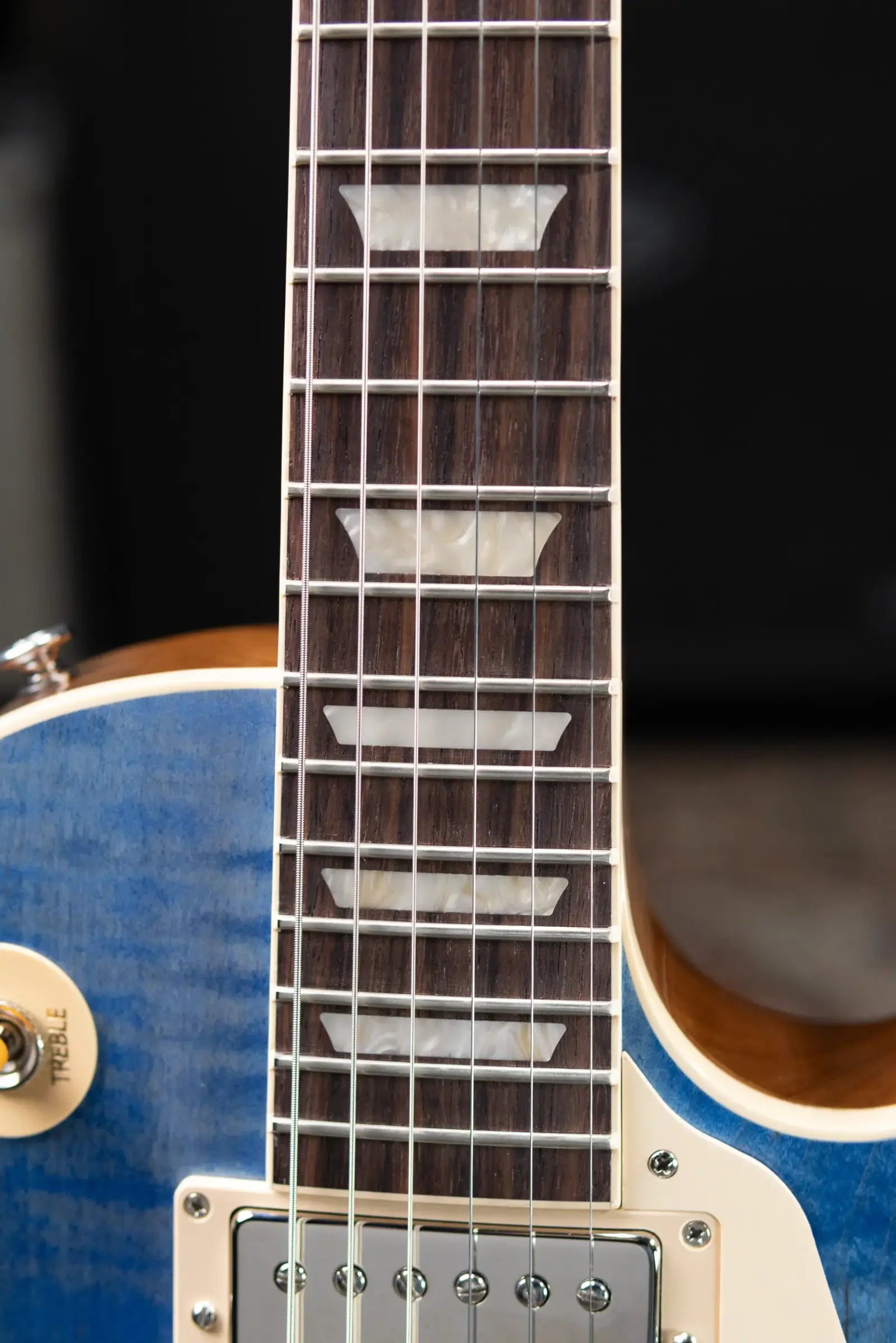 Gibson Les Paul Standard '60s Figured Top Electric Guitar - Ocean Blue with Hardshell Case