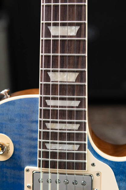 Gibson Les Paul Standard '60s Figured Top Electric Guitar - Ocean Blue with Hardshell Case