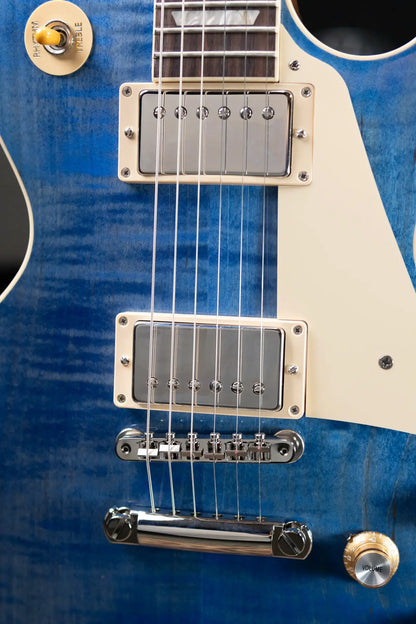 Gibson Les Paul Standard '60s Figured Top Electric Guitar - Ocean Blue with Hardshell Case