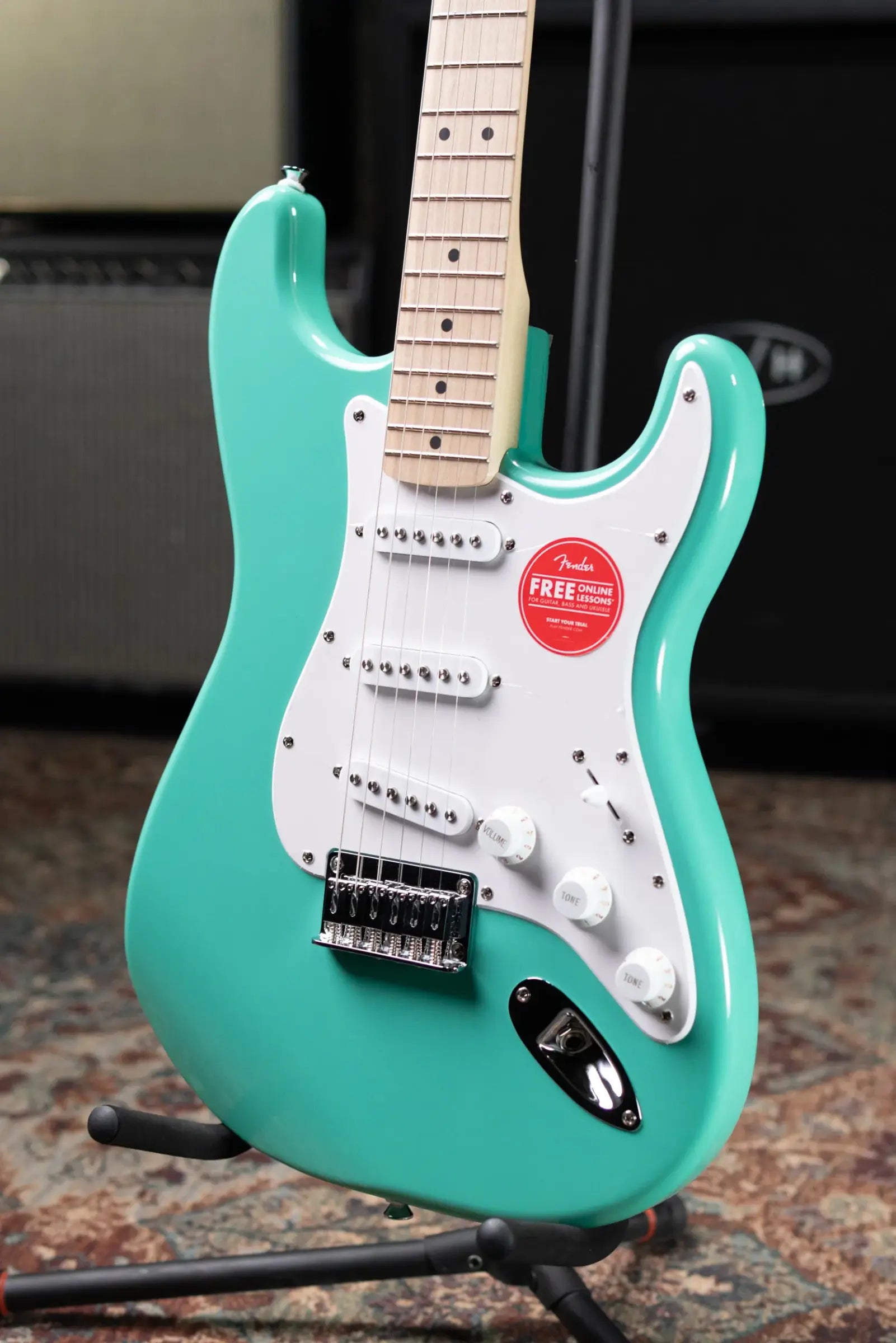 Squier Sonic Stratocaster HT Electric Guitar - Sea Foam Green