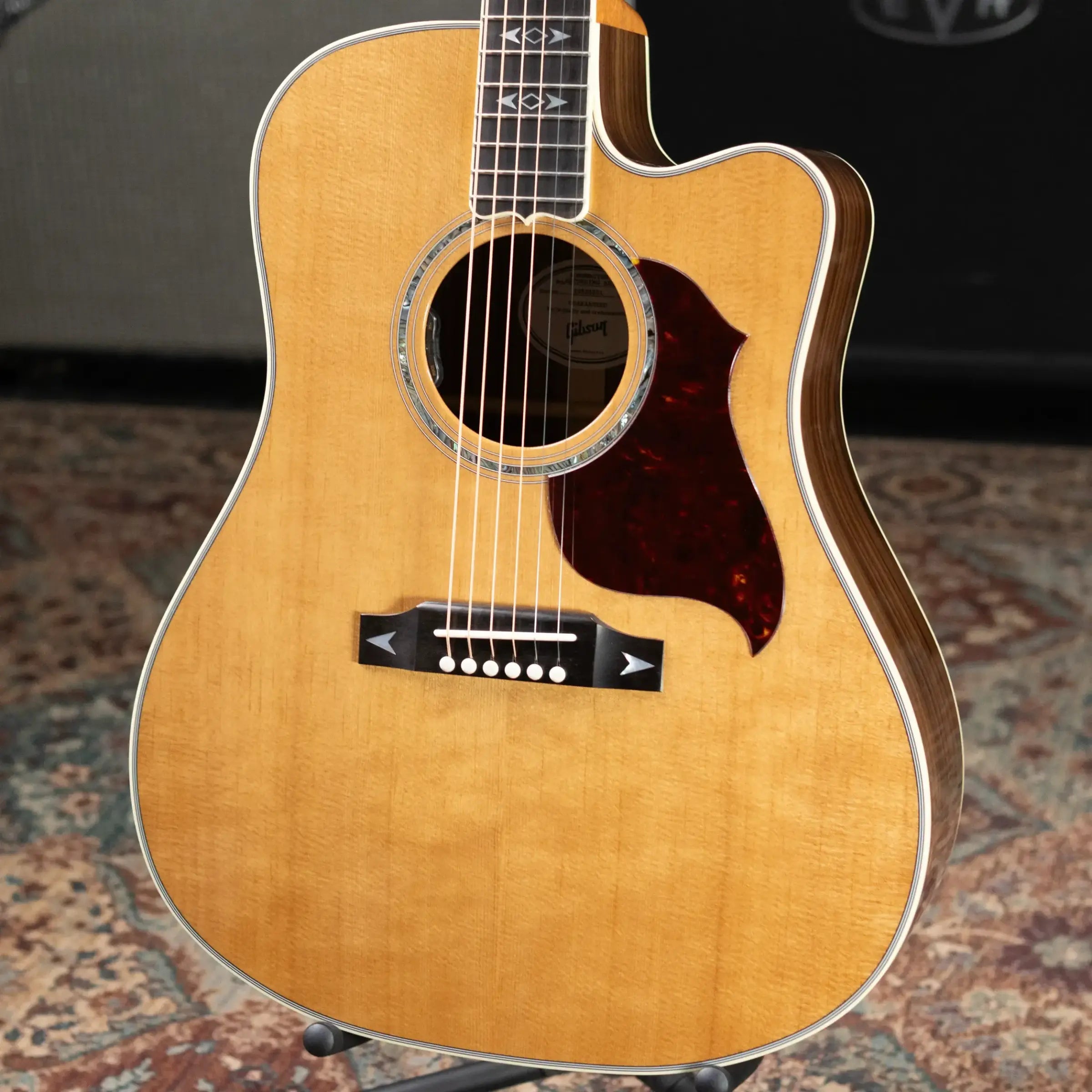 Gibson Songwriter Recording Artist EC Acoustic/Electric Guitar - Antique Natural with Hardshell Case