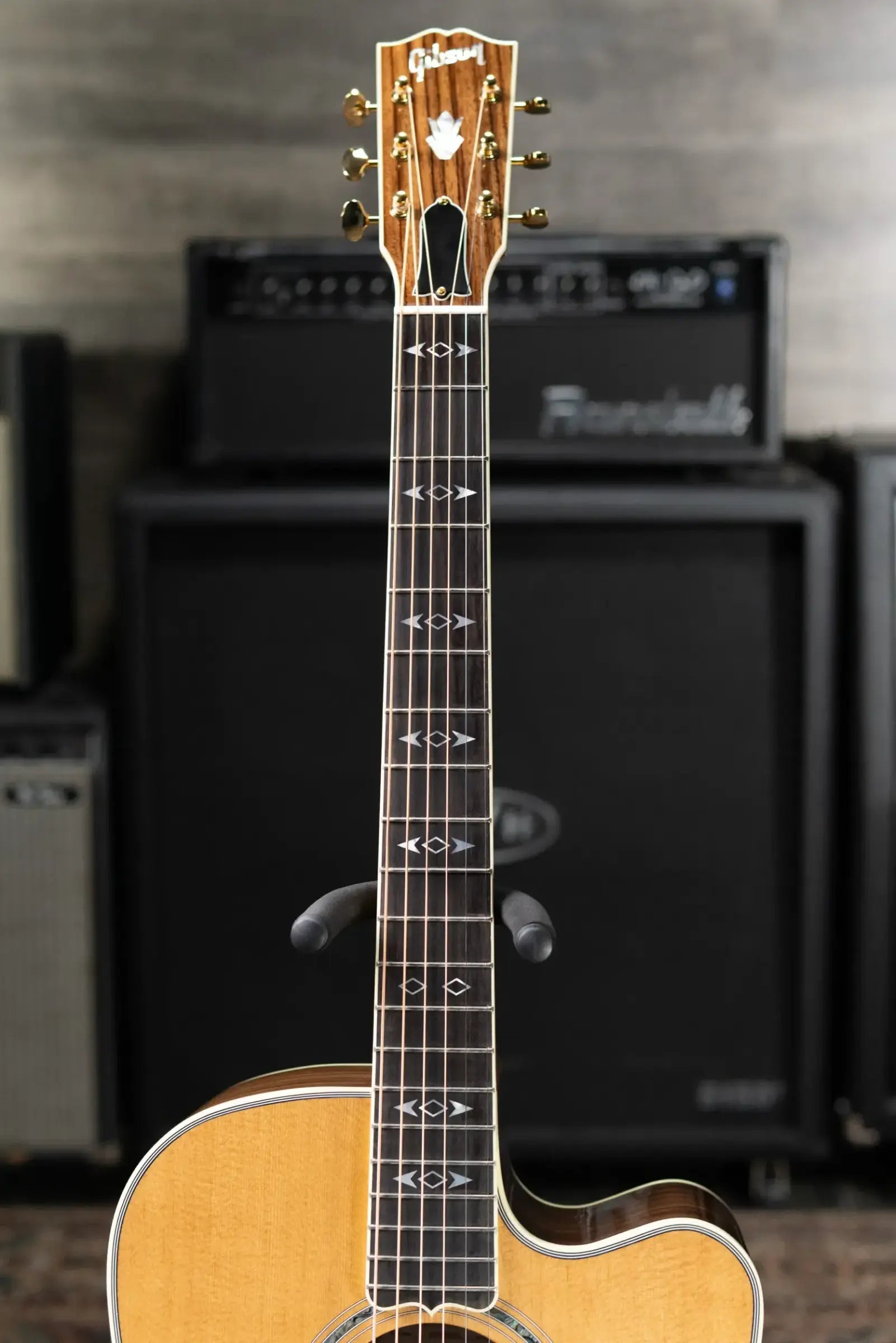 Gibson Songwriter Recording Artist EC Acoustic/Electric Guitar - Antique Natural with Hardshell Case