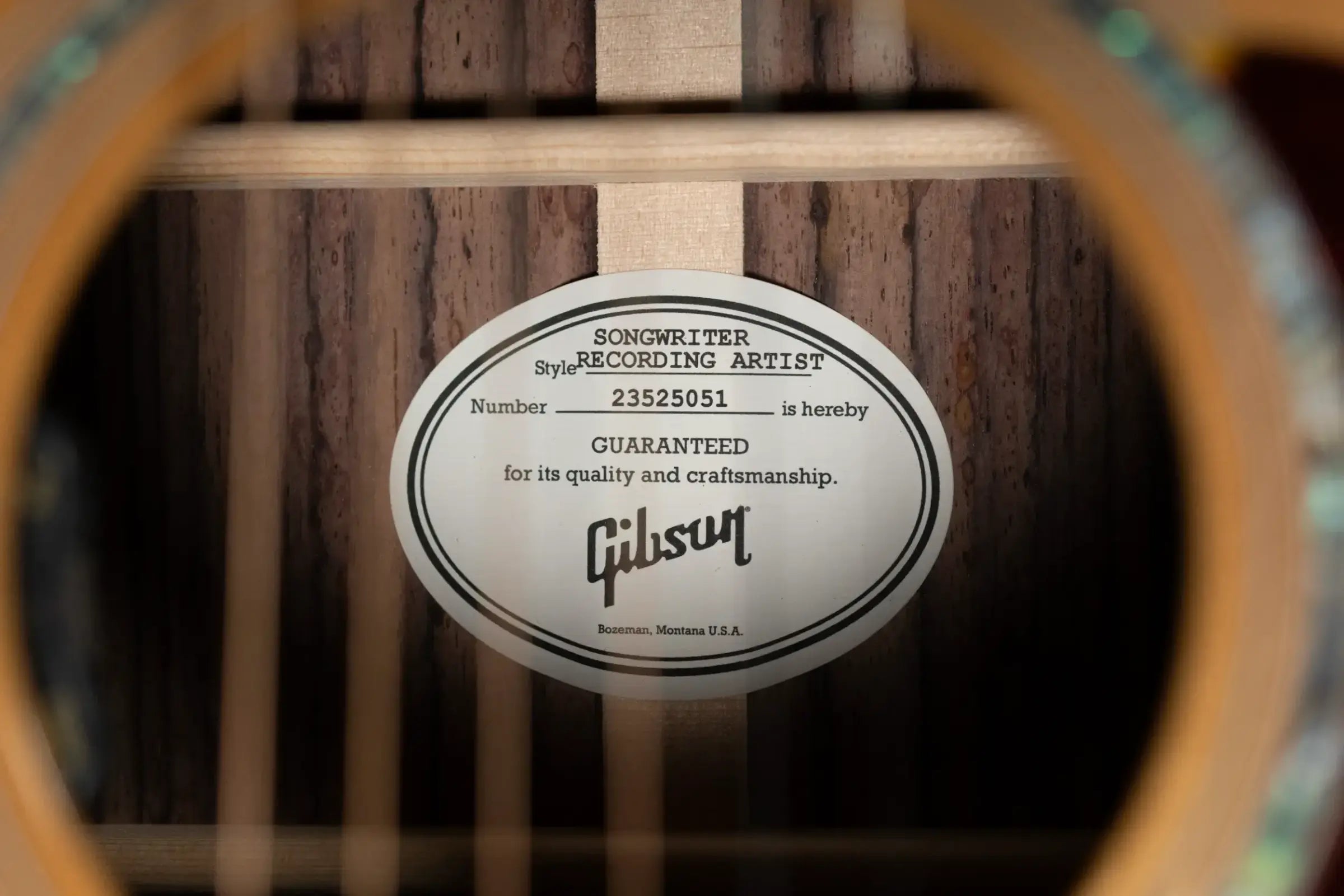 Gibson Songwriter Recording Artist EC Acoustic/Electric Guitar - Antique Natural with Hardshell Case