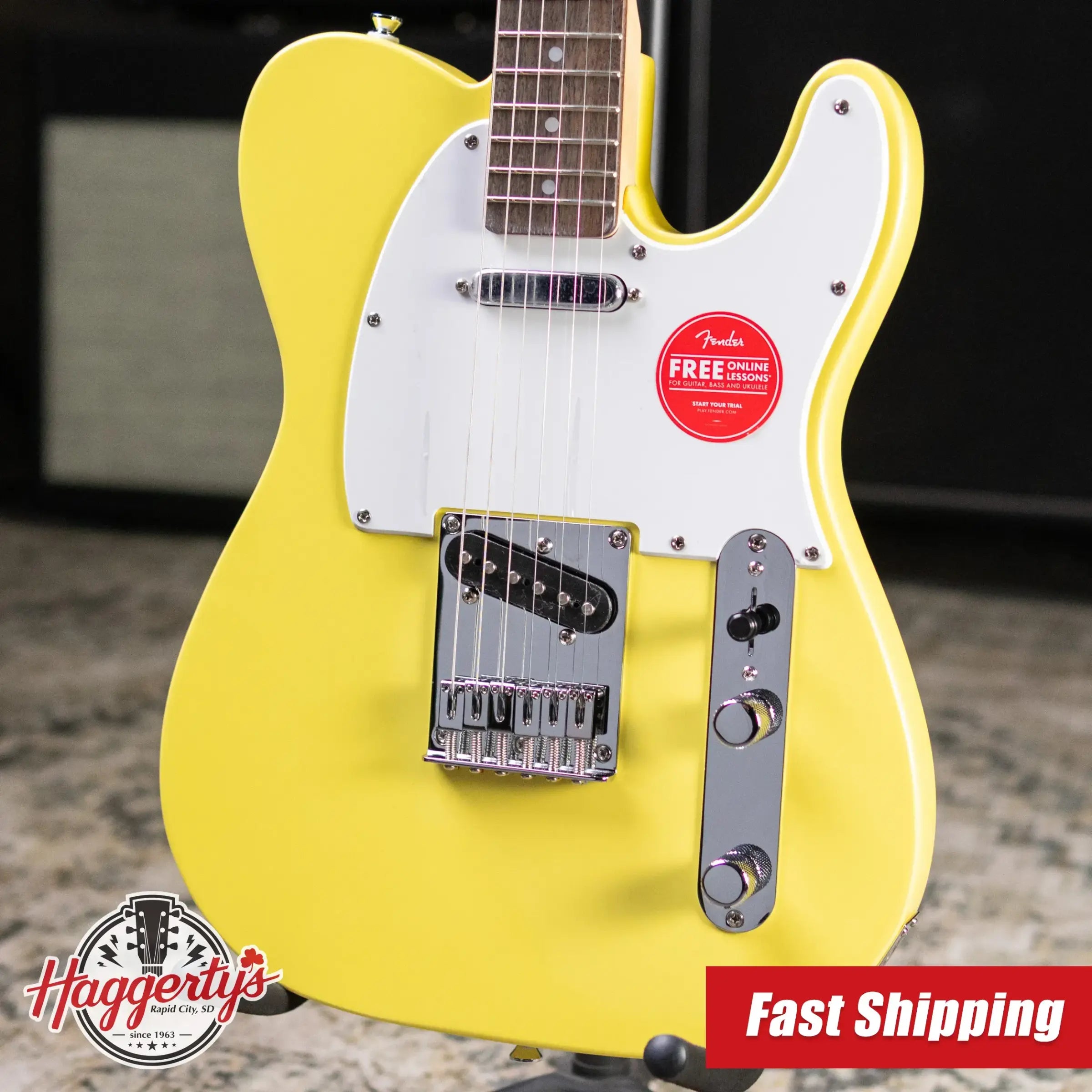 Squier Sonic Telecaster Electric Guitar - Canary Yellow