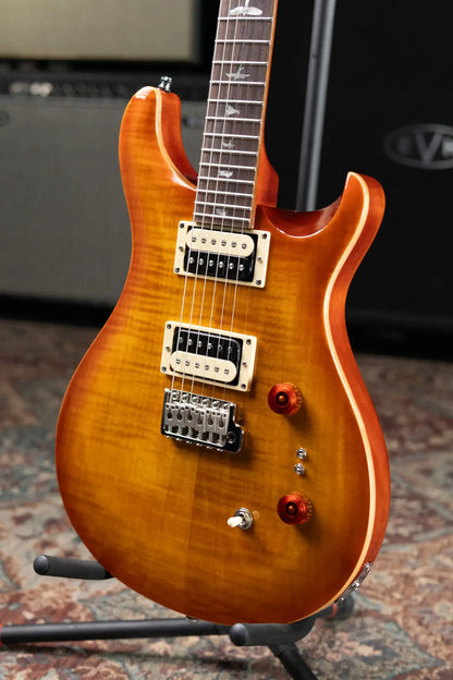 PRS SE Custom 24-08 Electric Guitar - Vintage Sunburst with Gig Bag - Used