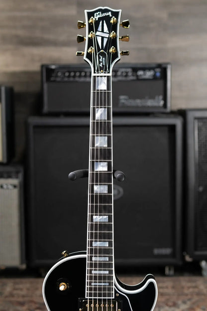 Gibson '70s Les Paul Custom Electric Guitar - Ebony with Hardshell Case