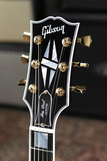 Gibson '70s Les Paul Custom Electric Guitar - Ebony with Hardshell Case