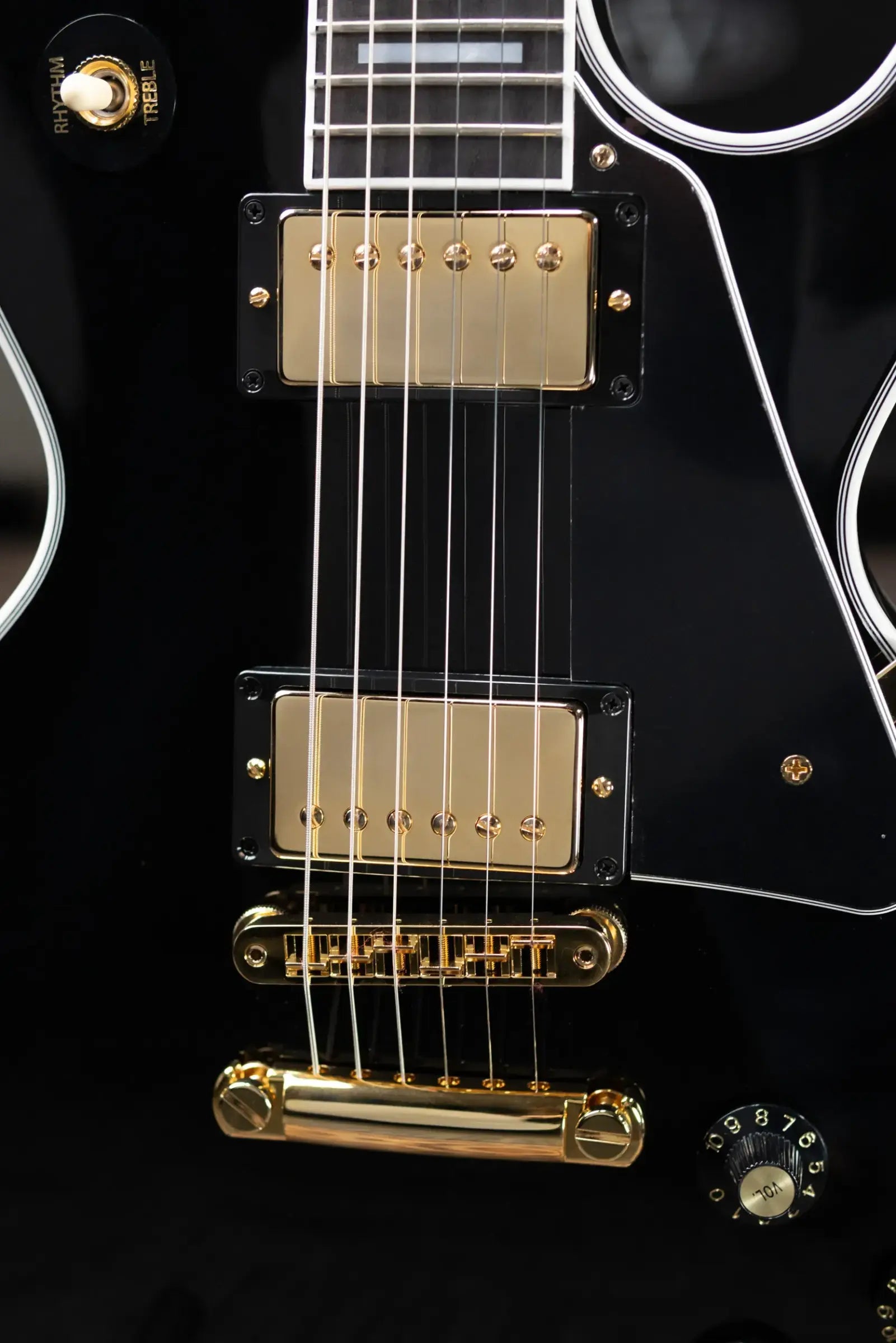 Gibson '70s Les Paul Custom Electric Guitar - Ebony with Hardshell Case