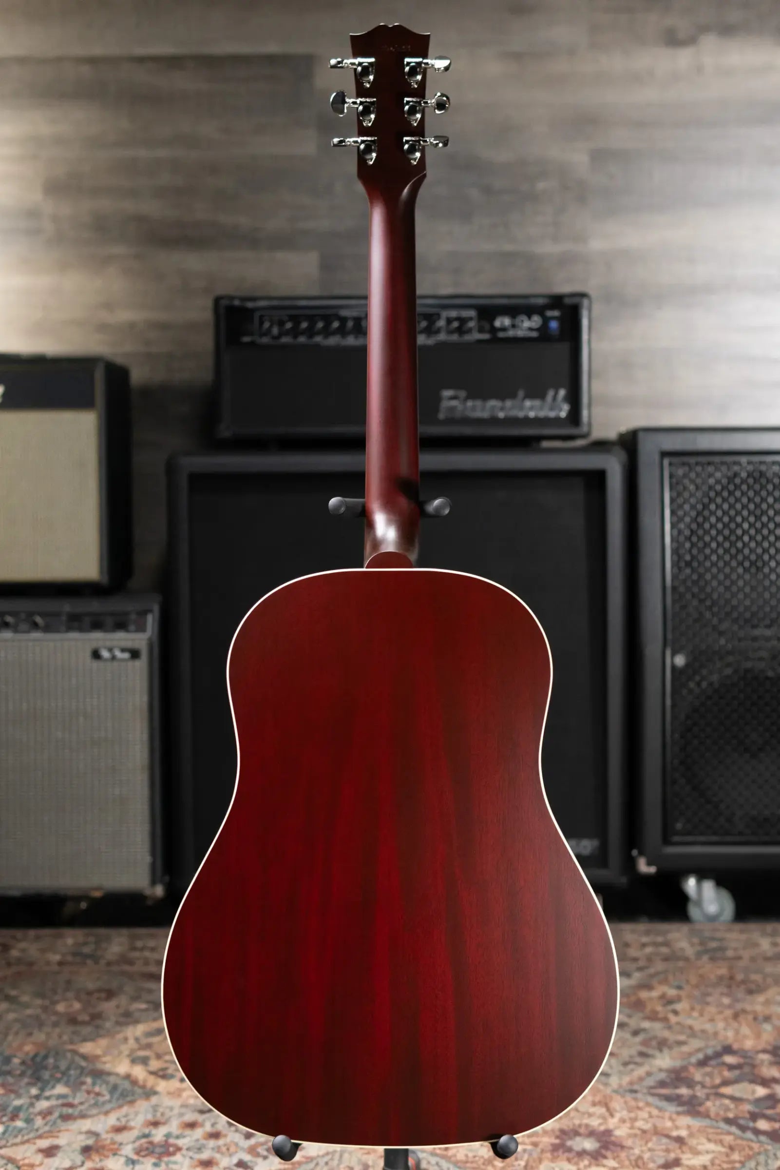 Gibson J-45 Special Dreadnought Acoustic/Electric Guitar - Satin Wine Red with Gig Bag