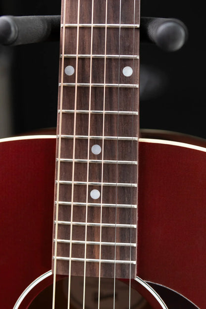Gibson J-45 Special Dreadnought Acoustic/Electric Guitar - Satin Wine Red with Gig Bag