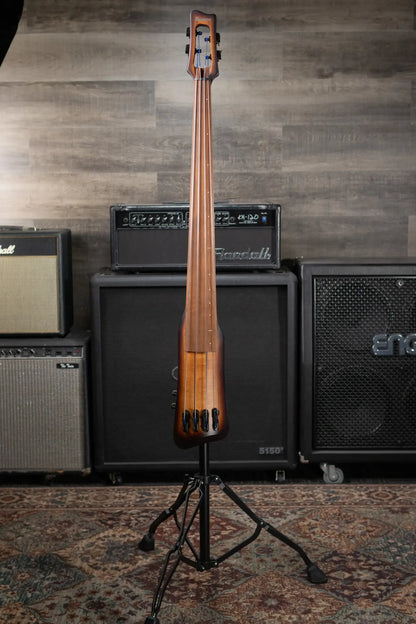 Ibanez Bass Workshop UB804 4-String Electric Upright Bass - Mahogany Oil Burst with Gig Bag
