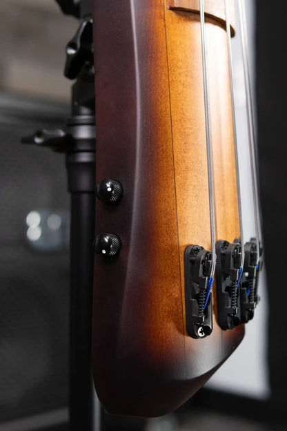 Ibanez Bass Workshop UB804 4-String Electric Upright Bass - Mahogany Oil Burst with Gig Bag