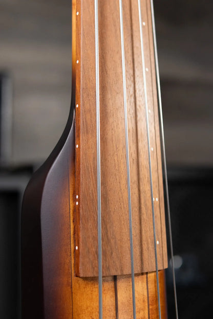 Ibanez Bass Workshop UB804 4-String Electric Upright Bass - Mahogany Oil Burst with Gig Bag