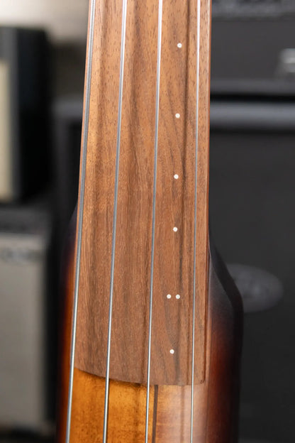 Ibanez Bass Workshop UB804 4-String Electric Upright Bass - Mahogany Oil Burst with Gig Bag
