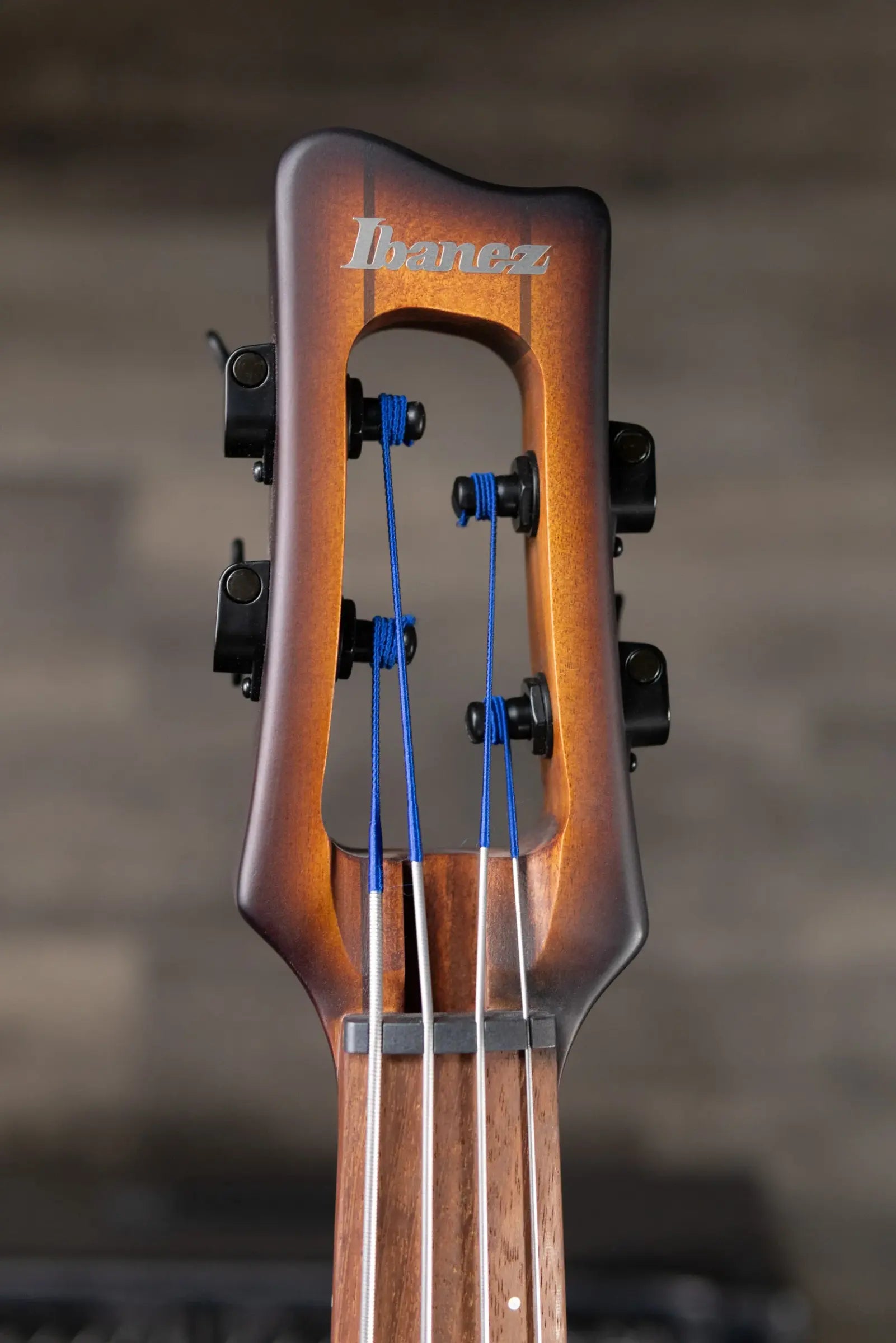 Ibanez Bass Workshop UB804 4-String Electric Upright Bass - Mahogany Oil Burst with Gig Bag