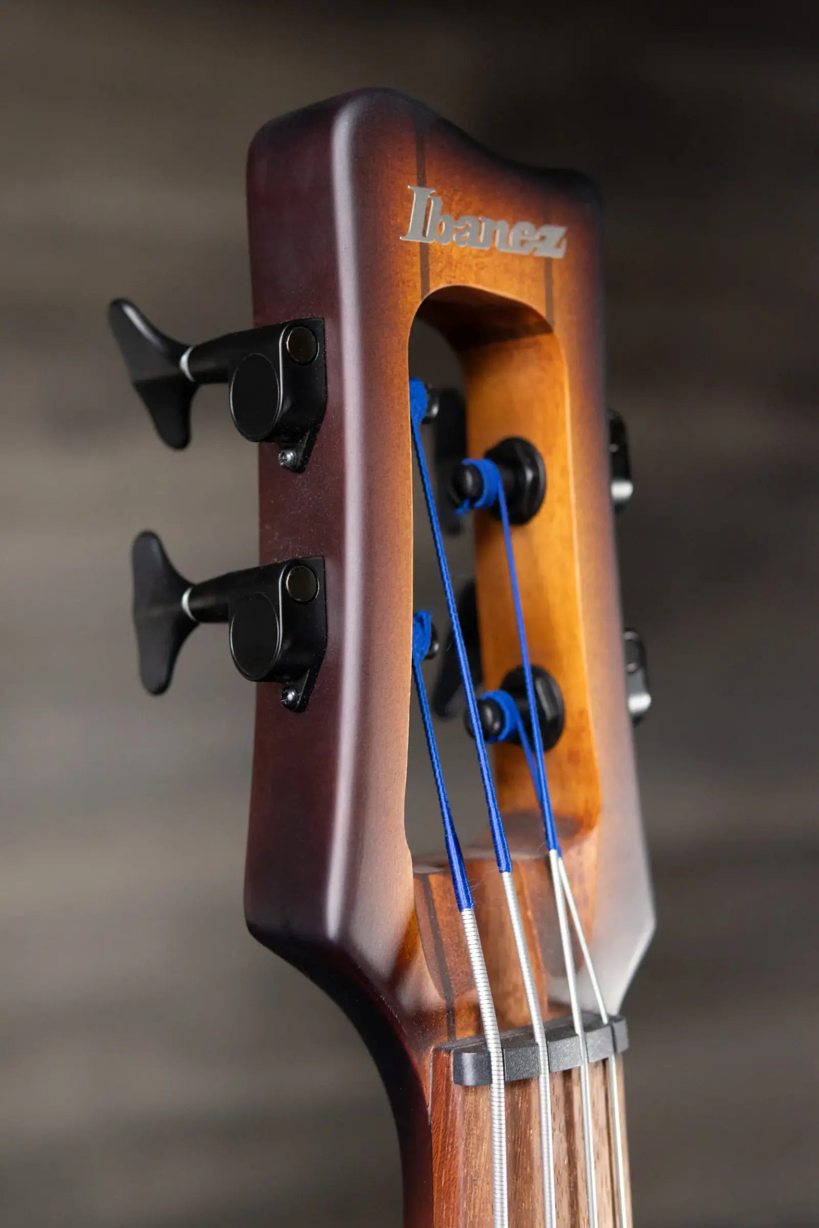 Ibanez Bass Workshop UB804 4-String Electric Upright Bass - Mahogany Oil Burst with Gig Bag