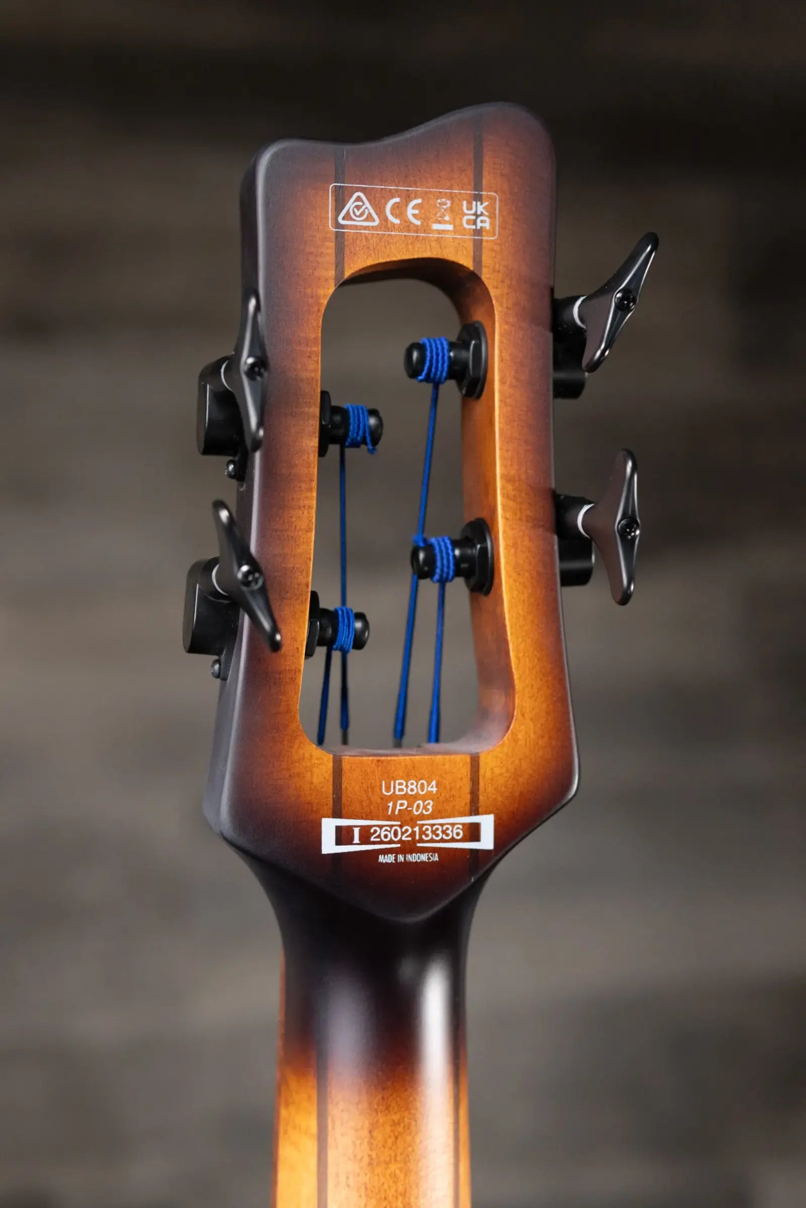 Ibanez Bass Workshop UB804 4-String Electric Upright Bass - Mahogany Oil Burst with Gig Bag