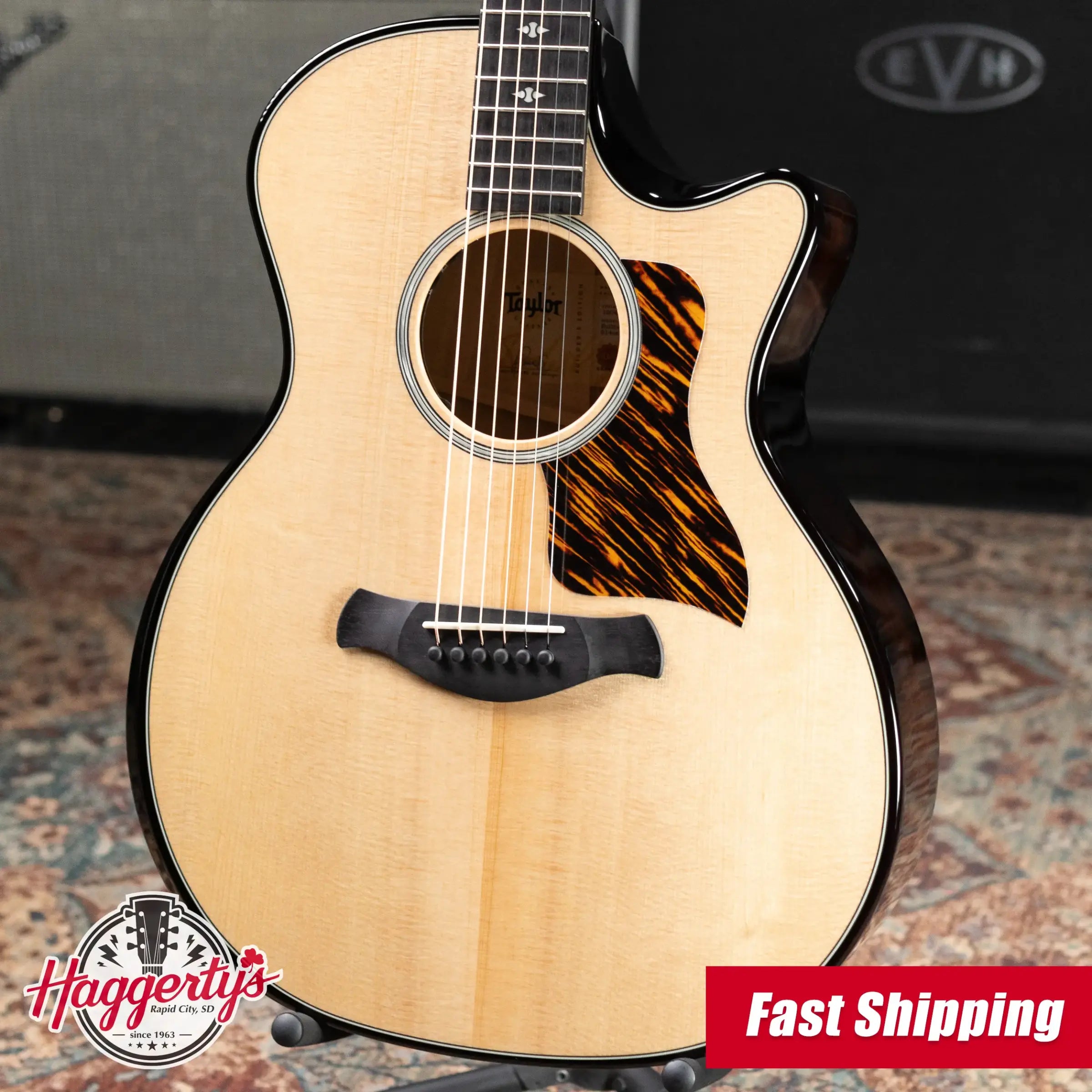 Taylor Next Generation Builder's Edition 514ce Grand Auditorium Acoustic/Electric Guitar - Natural with Hardshell Case