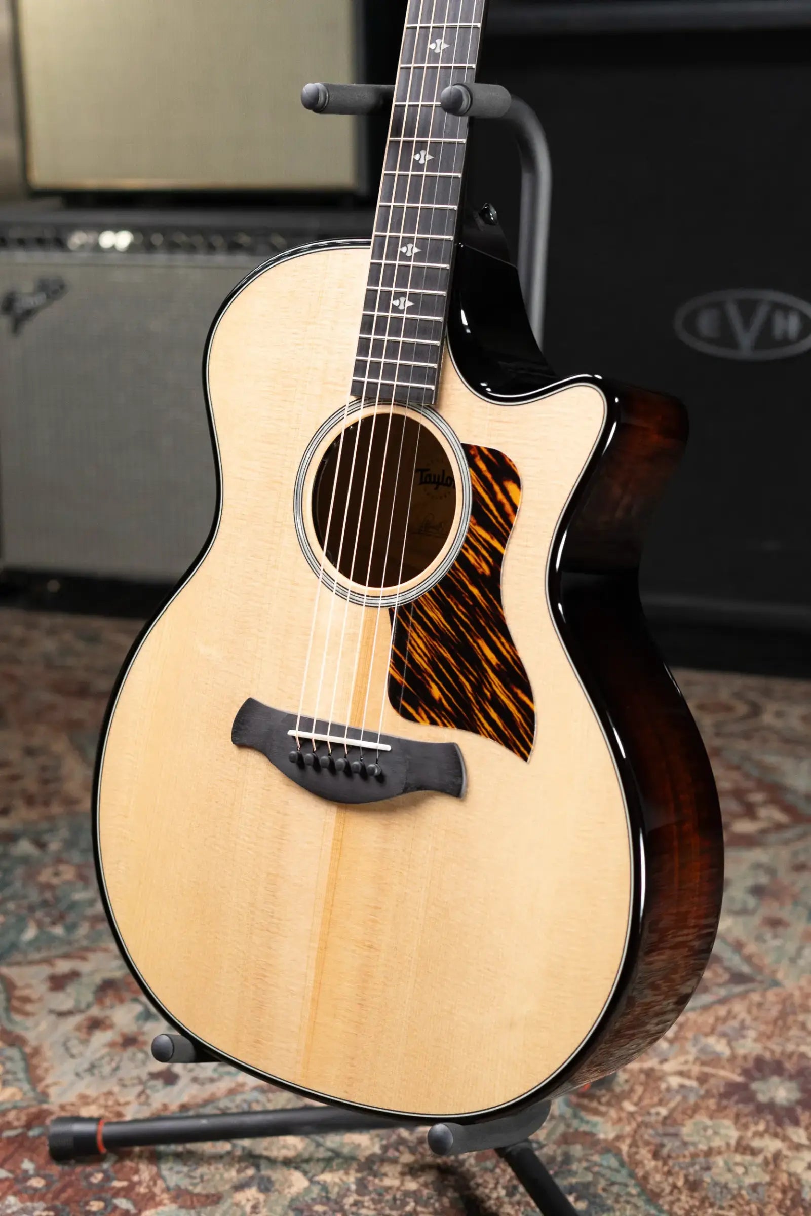 Taylor Next Generation Builder's Edition 514ce Grand Auditorium Acoustic/Electric Guitar - Natural with Hardshell Case