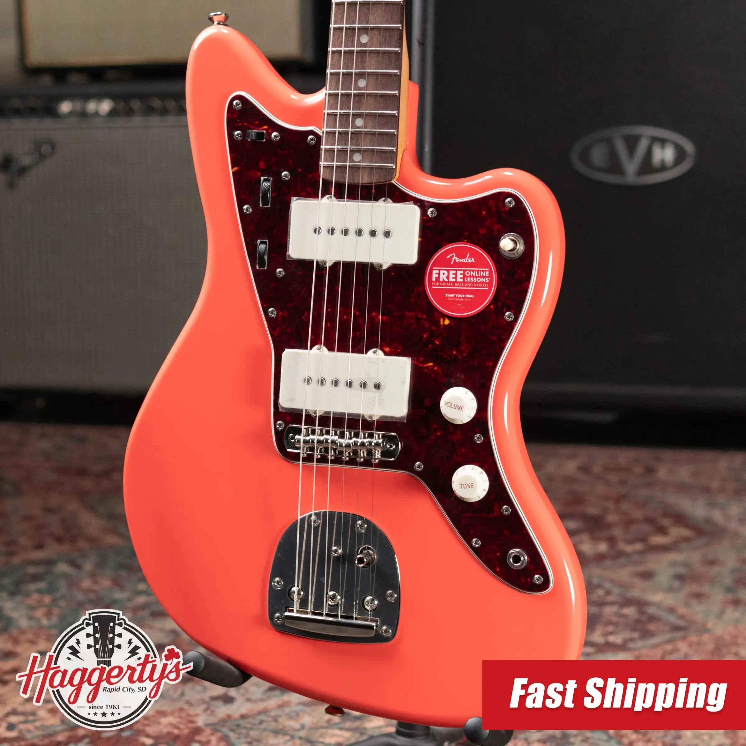 Squier Classic Vibe '60s Jazzmaster Electric Guitar - Tahitian Coral