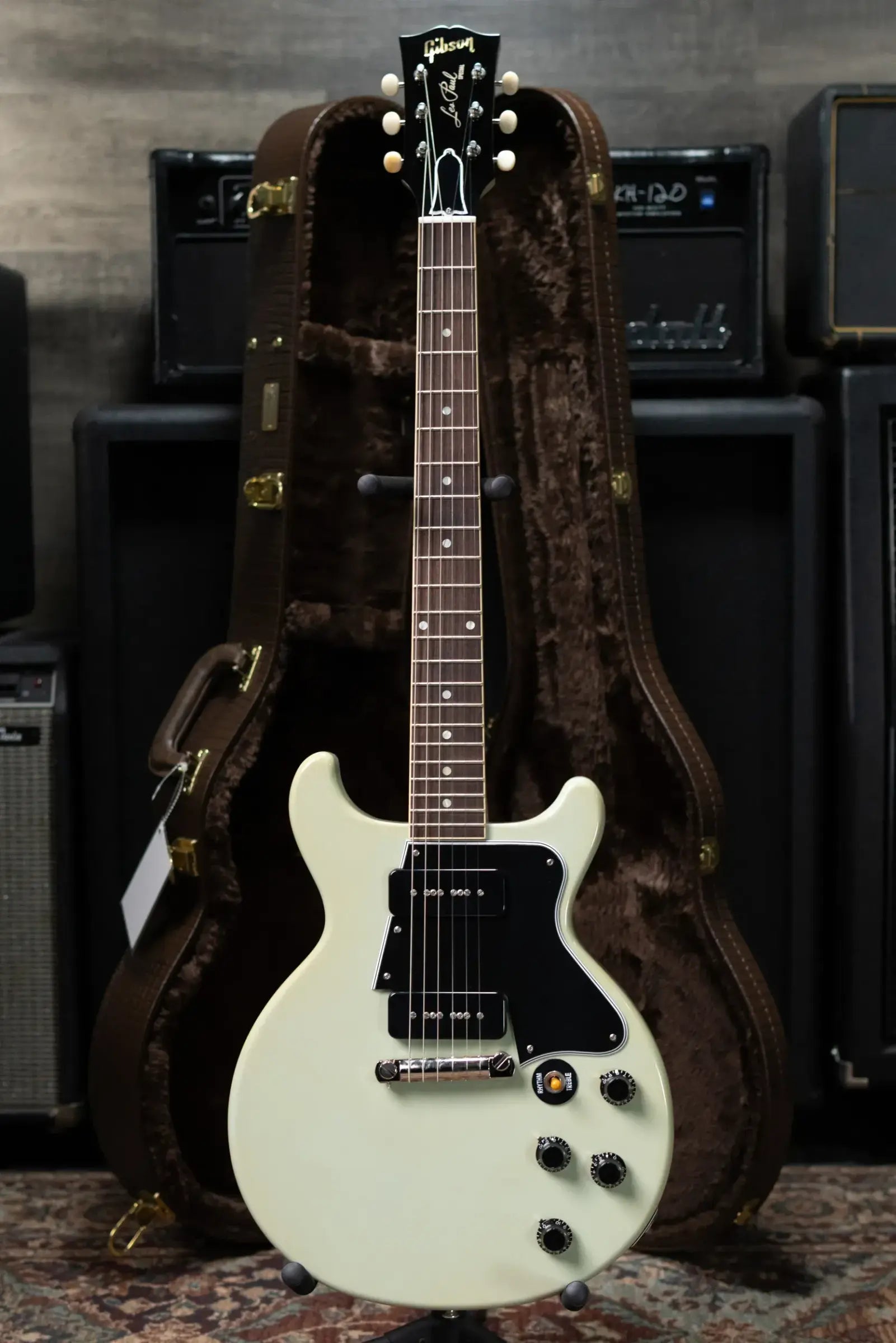 Gibson Custom Shop 1960 Les Paul Special Double Cutaway Electric Guitar - Frost Blue with Hardshell Case