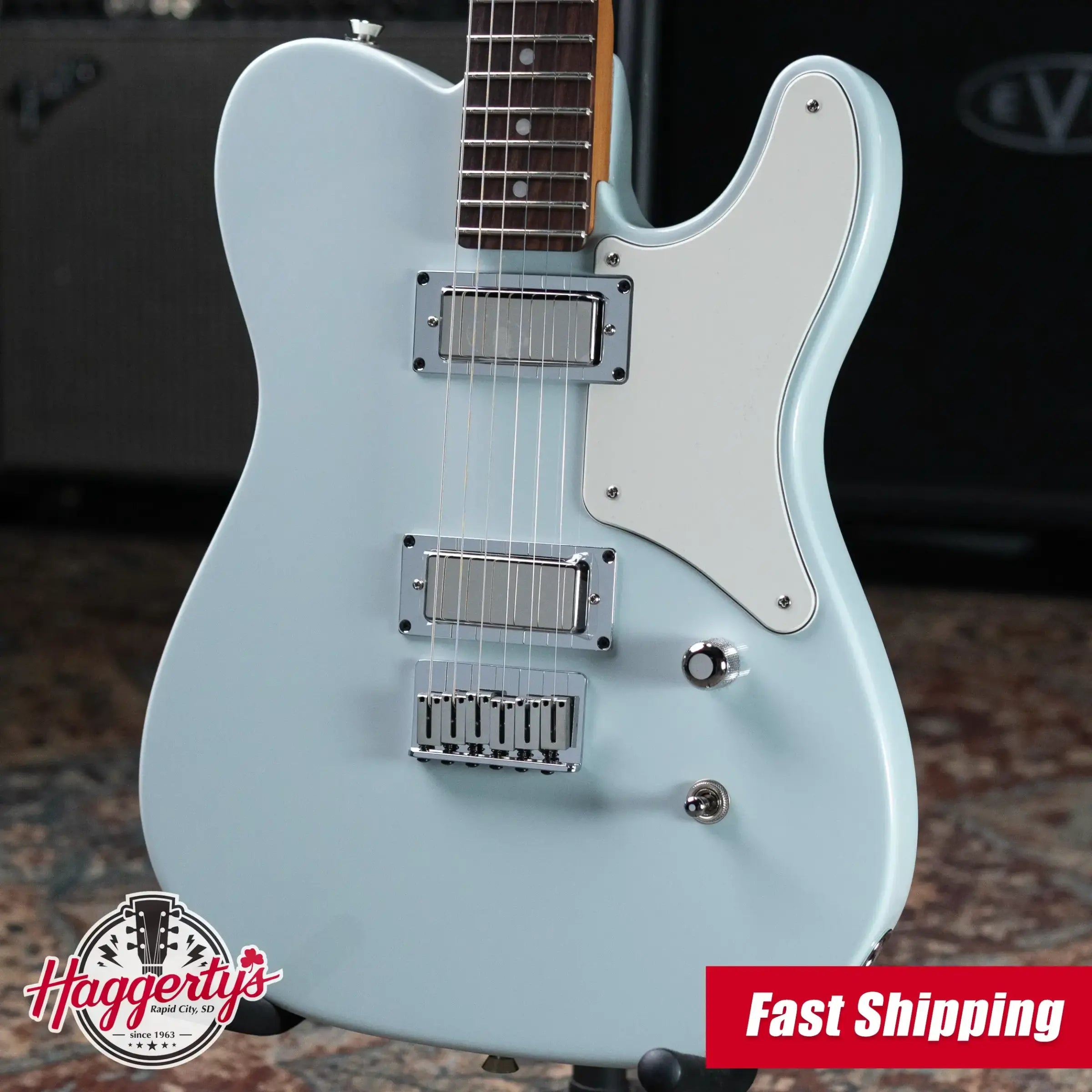 Fender Limited Edition American Cabronita Special Telecaster Electric Guitar - Sonic Blue with Hardshell Case