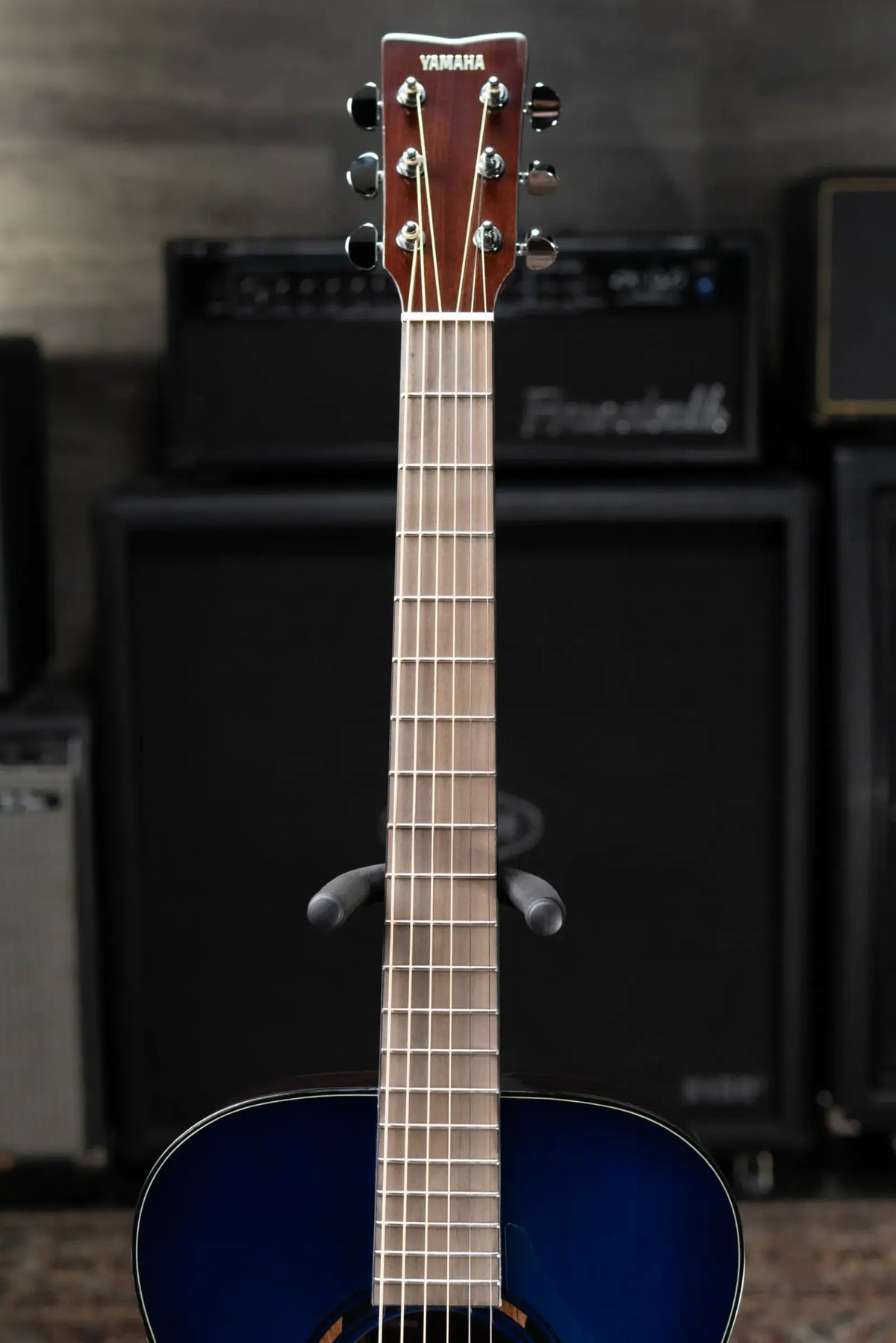 Yamaha TAS1E TransAcoustic Acoustic/Electric Guitar - Ultra Marine with Gig Bag - B-Stock