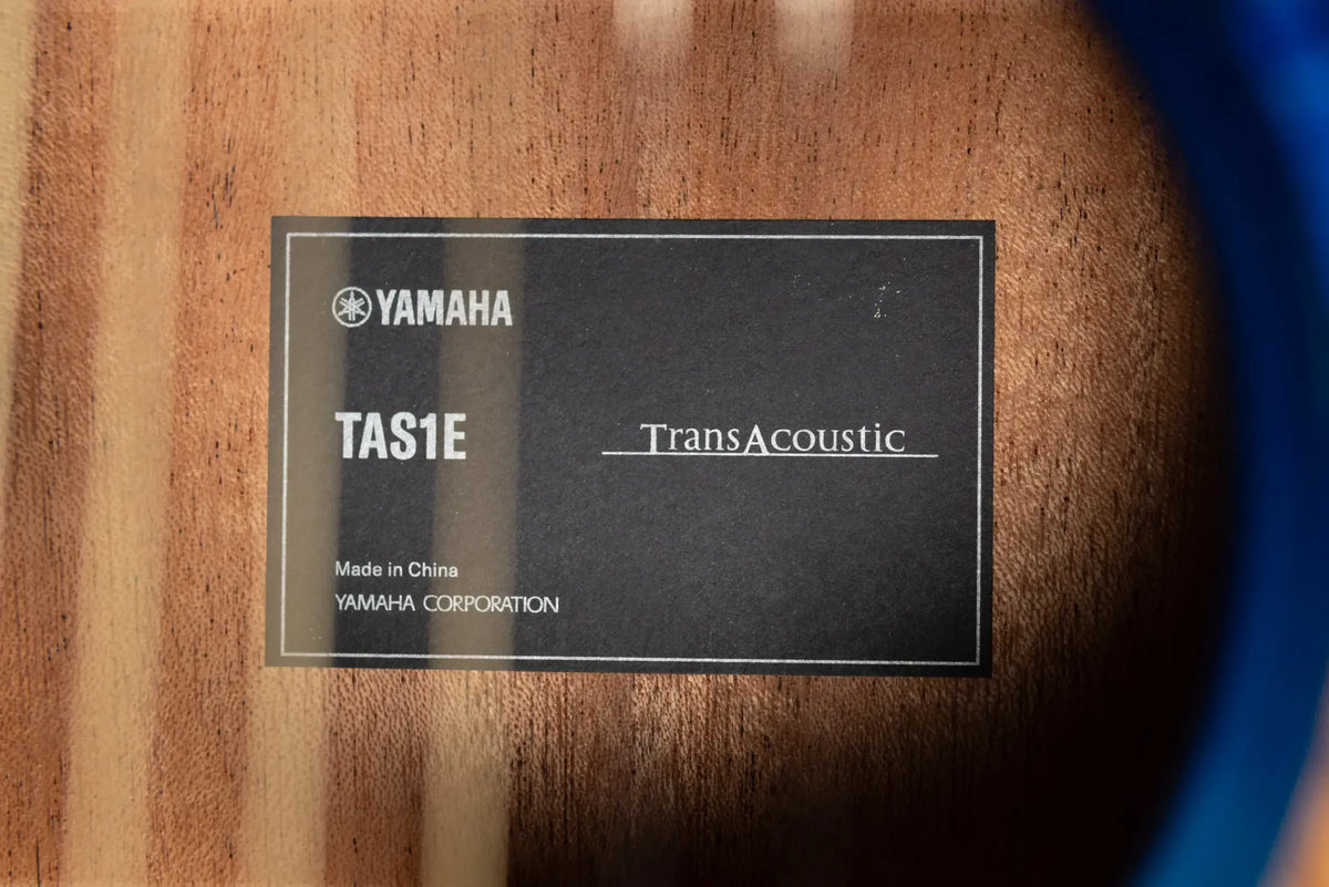 Yamaha TAS1E TransAcoustic Acoustic/Electric Guitar - Ultra Marine with Gig Bag - B-Stock