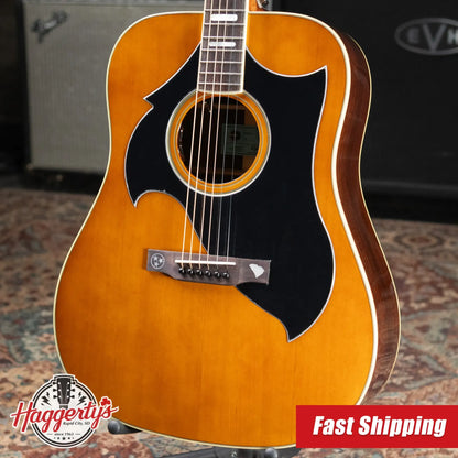 Epiphone Marcus King Signature El Dorado Acoustic/Electric Guitar - Natural with Hardshell Case
