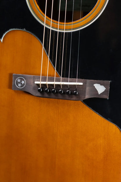 Epiphone Marcus King Signature El Dorado Acoustic/Electric Guitar - Natural with Hardshell Case