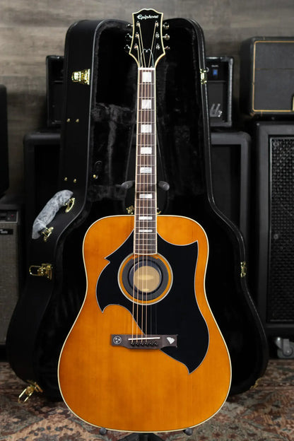 Epiphone Marcus King Signature El Dorado Acoustic/Electric Guitar - Natural with Hardshell Case