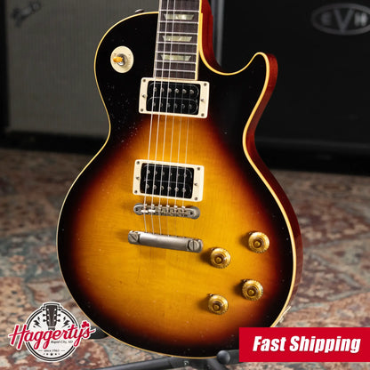 Gibson Custom Shop Limited Edition 1958 Les Paul Standard Reissue Murphy Lab Electric Guitar - Athens Burst Light Aged with Hardshell Case