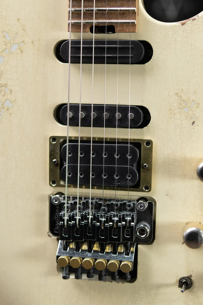 Jackson Custom Shop Special Edition PC1 Phil Collen Signature HSS FR84 Electric Guitar - Nitro Tour Relic Vanilla Shake with Hardshell Case