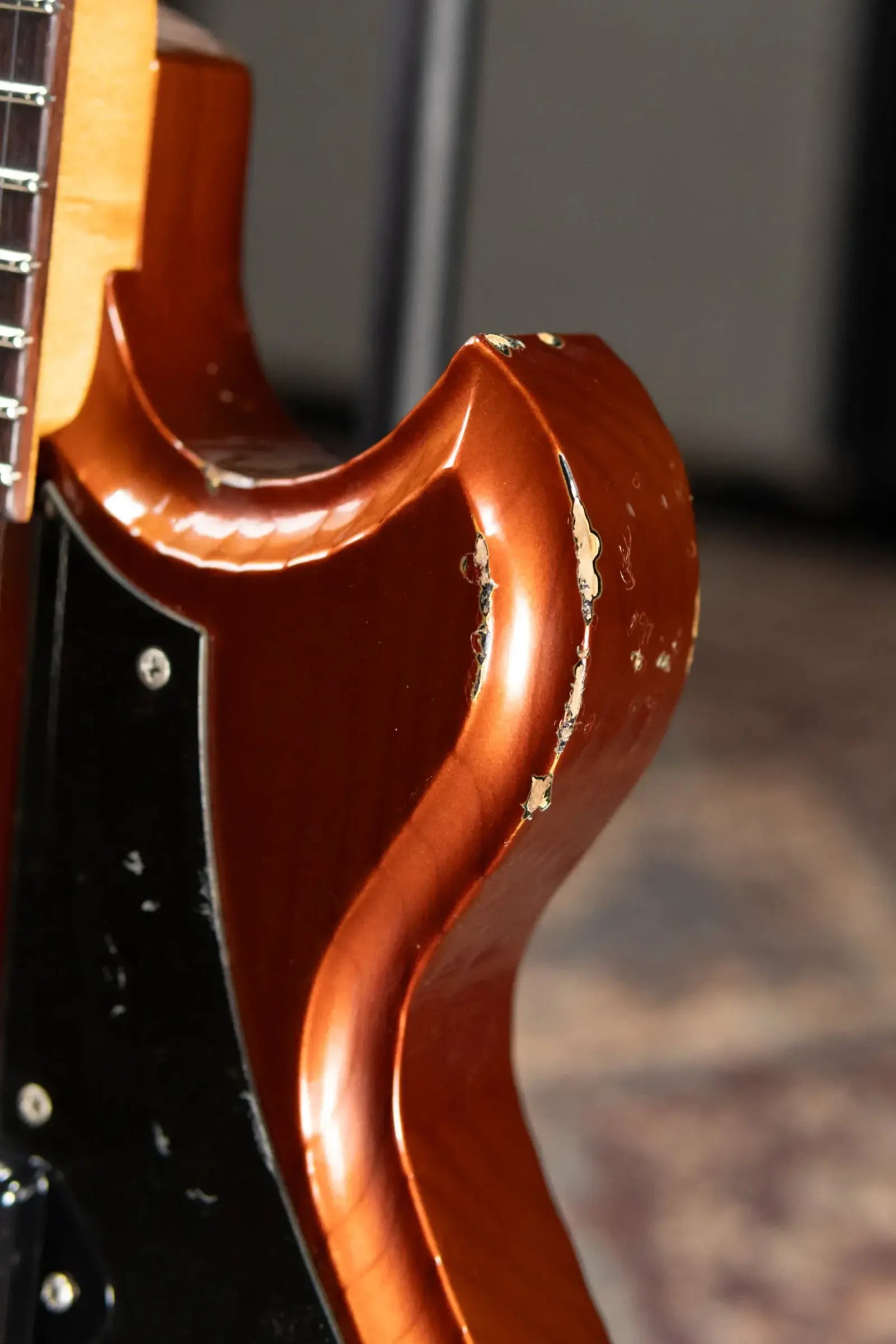 Novo Custom Shop Solus M1 Electric Guitar - Copper over '64 3-Tone Burst with Gig Bag